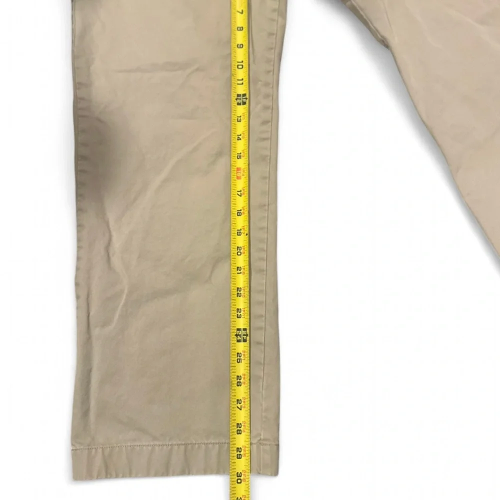 J.Crew Cotton Khaki Men’s Straight‑Leg Pants Size W36 x L30